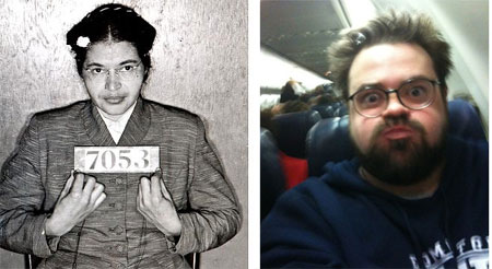 Rosa Parks and Kevin Smith, no comparison